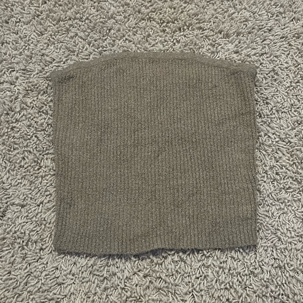 Teddy Bear Bandeau Top- Super Fuzzy!